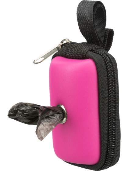 Trixie Θήκη για σακούλες ακαθαρσιών με ρολό 20τμχ Ροζ