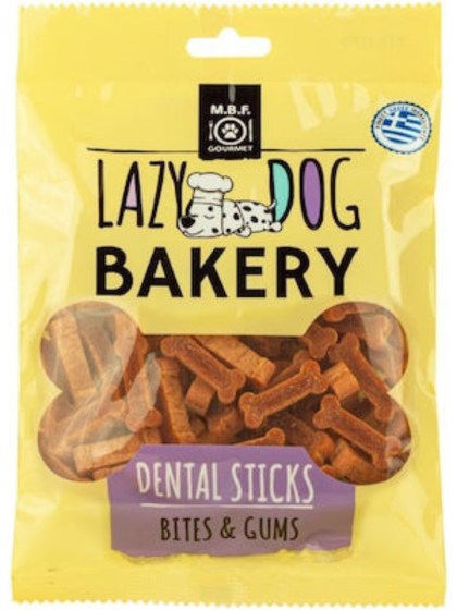 MBF Lazy Dog Dental Bites με Κοτόπουλο & Μοσχάρι για Σκύλους 120gr