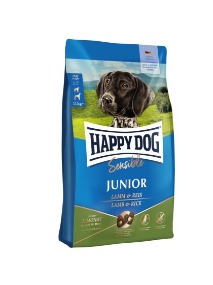 Happy Dog Sensible Junior Αρνί & Ρύζι 4kg